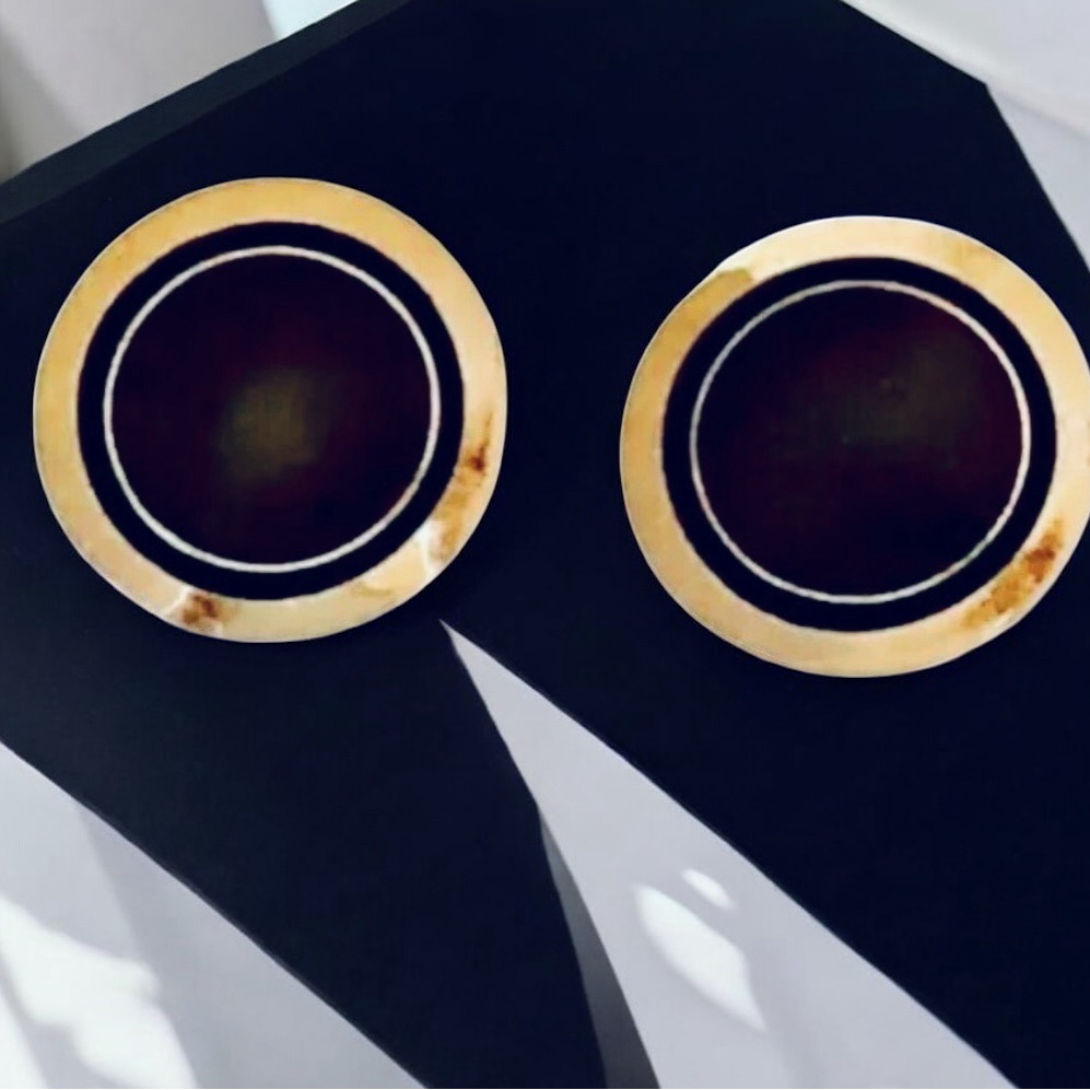 Laurel Burch Round Clip On Earrings Style Name Victoria